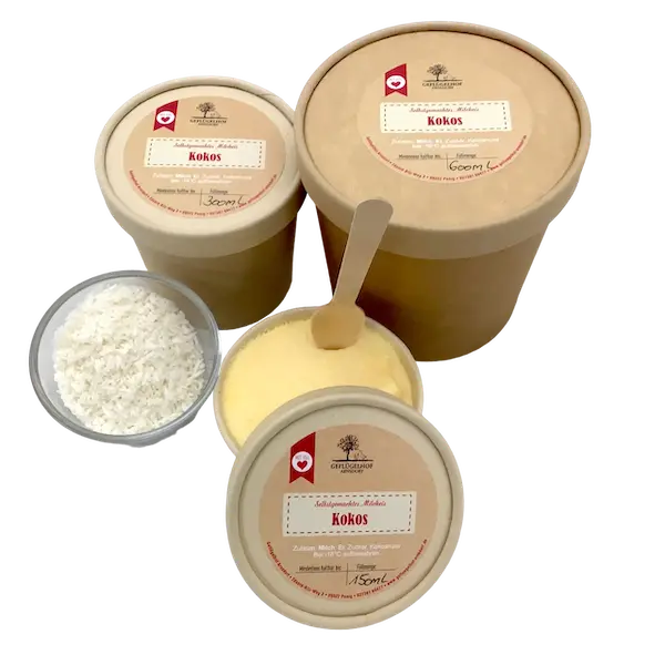 Arnsdorfer Kokos-Eis kaufen – 150 ml, 300 ml und 600 ml
