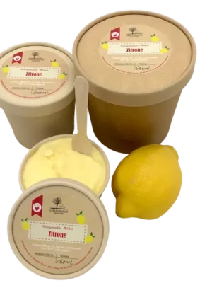 Selbstgemachtes Zitronen-Milcheis – Geflügelhof Arnsdorf Arnsdorfer Zitronen-Eis kaufen – 150 ml, 300 ml und 600 ml